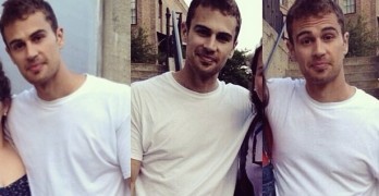  my other yummy Brit Theo in a white t-shirt<3