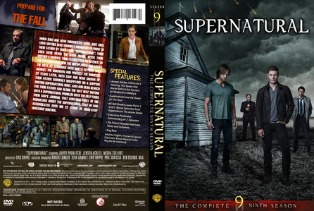  Jensen Ackles on the cover for Season 9 of スーパーナチュラル