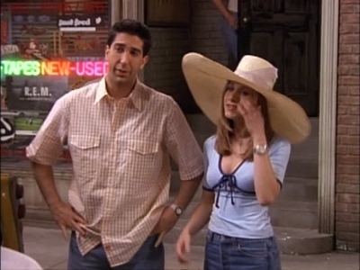  Jen wearing a big hat :D