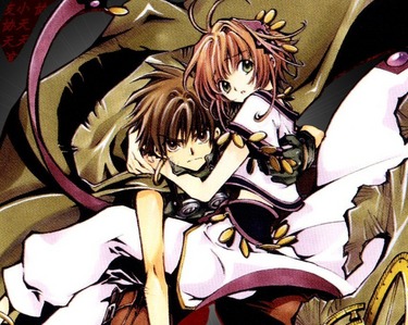 Sakura and Syaoran from Tsubasa: Reservoir Chronicle.