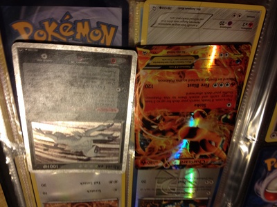  I have so many that they take up an entire portfolio! And my vipendwa are my 2 EX cards Charizard EX and Absol EX!