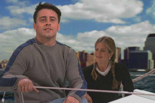  Matt LeBlanc with Jen on a ボート :)