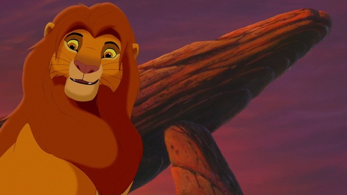 Simba from The Lion King.
Why? Because he's brave,kind,caring. Yet he's incredibly flawed. He's bull headed,non-listening,and sometimes he puts is own thoughts and intentions ahead of others,but in the end he always does the right thing. Plus I LOVE his mane! Simba forever! ^_^