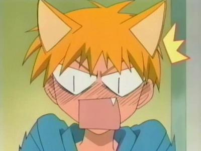 kyo sohma from fruits basket hes has the ears lol
