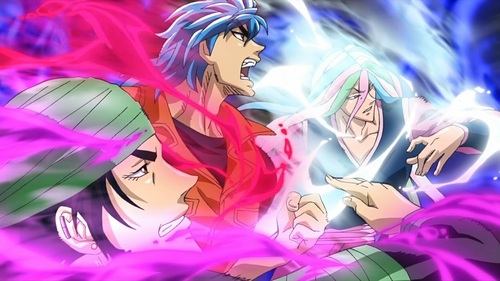  Three of the Four Heavenly Kings: Left-Coco Center-Toriko Right-Sunny