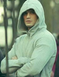  Jamie in a hoodie<3