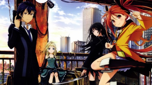black bullet its really good im watching it on anime network on demand 