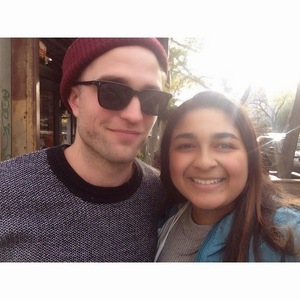  my lovely Robert,with a lucky fan,when he was in NY a few days ago<3