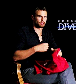  Theo in a shirt<3