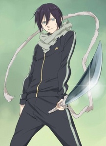 Yato and his "fluffy-fluff" scarf~ (Noragami)