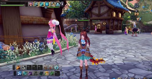 Aura Kingdom ♥ It's a really nice anime mmorpg free to download :) Has a friendly community and really fun combat. Here's a screenshot from when I first started playing~