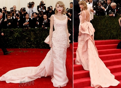  Taylor on the red carpet from the Met Gala 2014:)