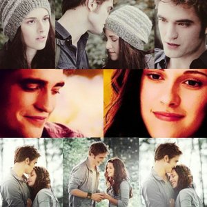 a beautiful edit of Robsten as the immortal lovers,Edward and Bella<3
