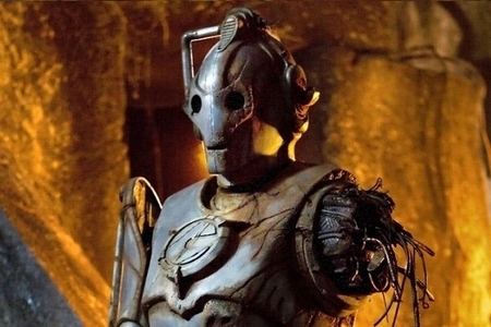  I had a dream where I was fighting cybermen and daleks using a M1873 trapdoor geweer-, geweer that was modified to brand the few bullet designs that could pierce Dalek and cybermen armor. I eventually found myself at close quarters with a cyberman and I had to wrestle him to the ground using a bajonet that was not build to pierce armor. I eventually was able to get the bajonet into one of the soft joints and disable the cybermnan. It took place in an American 1870s style industrial plant, and I managed to use the steam boilers and hot machines to hide myself from the other guy's infrared sensing equipment.