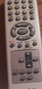  My VCR remote