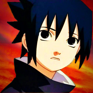  Well, I found this picture on Google images, then I cut Sasuke out and pasted him on a different background, then edited the colors a bit to sort of "make it my own". I'm no foto editor, but I tried.