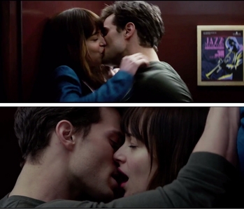  Jamie and Dakota give new meaning to l’amour in an Elevator<3