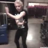  Michael's crazy 나귀, 엉덩이 dancing