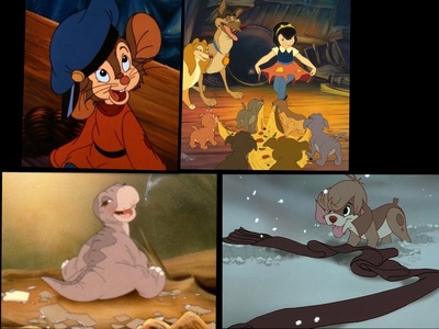  Don Bluth does this really well 💖 Fievel, Littlefoot, Anne-Marie and Pookah 😊