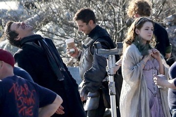  Mikey on set of ouat