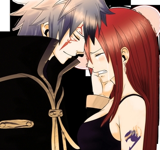  erza and jellal! fairy tail!