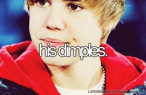  Bieber dimples<3