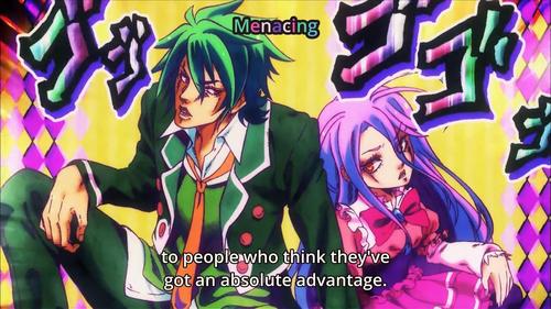  no game no life..this was the best picture that i could find to that scene XD
