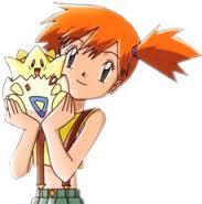  misty with her togepi (POKEMON) ISNT SHE CUTE????