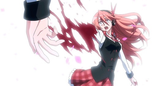  Publicar una foto de una chica manga/anime lesionada y sangrando