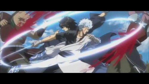 GINTAMA!!! I love this show. so funny and random  but still very serious sometimes~~~