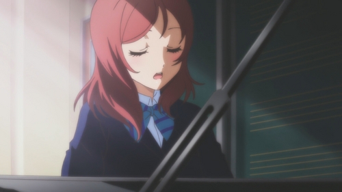  Nishikino Maki, from Cinta Live! School Idol Project. She has a beautiful voice and plays the Piano very well. Plus, she can dance and participate in an idol group. Definitely talented.