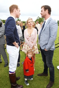  Chris from the side when he met HRH,Prince William<3