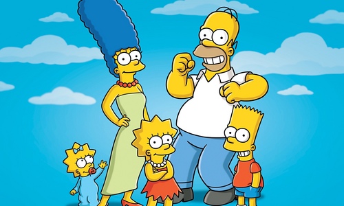  The entire Simpson family