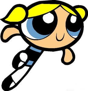  Bubbles from the Powerpuff Girls.