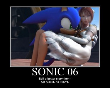 Anything is a better love story than sonic the hedgehog 06