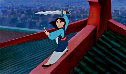  Mulan. (She technically isn't a princess, because she never married a prince. So.) I mean, she faked being a dude so she can go to war in place of her father, then saved China. Not everyday tu see a girl doing that.