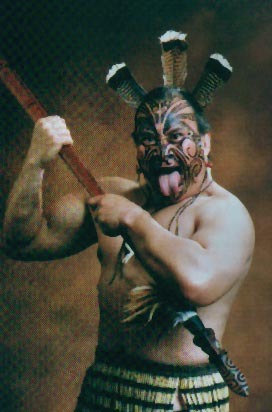  They say the Maori warriors were some scary foes ^^ I would probably laugh my self to death if i ever meet a maori warrior like this. XD