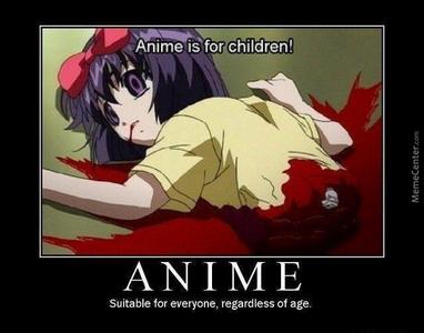 when I hear that, I think of all my favorite anime and manga, like Corpse Party, Another, Berserk, Tokyo Ghoul, Fullmetal Alchemist, Attack on Titan, Future Diary (YUNO FUCKING GASAI) and Death Note.