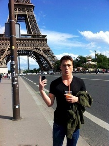  Colton outside...in Paris :)