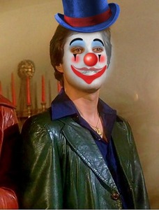  Joey dressed as a clown :D