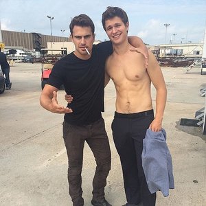  Ansel Elgort(with my babelicious Theo)<3