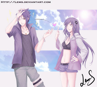  My OTP changes, so let's go with Sasuke and Hinata. Hinata the first person, Sasuke the "I know" one. Wait...what lmao xD Although that could work in the Road to Ninja movie where Hinata is all badass xD http://stream1.gifsoup.com/view8/4776559/hinata-punches-sasuke-rtn-o.gif Heh.