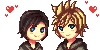 Roxas and Xion definitely! they would be the cutest couple! (in my opinion of course.) Don't you see the expressions they made to each other in 358/2? (yes i am a big fan of this couple don't judge me.)
  