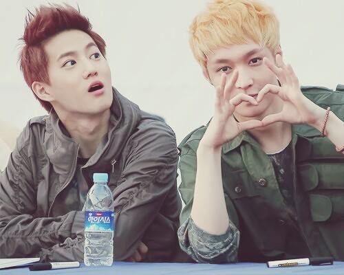  Google that linked to tumblr. ;) (Suho and Lay from EXO <3)