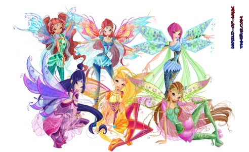  Winx club have bloommix.bloom have a sister named daphne.I know all the songs. Aisha,bloom,Stella,teana,musa, flora, daphne.