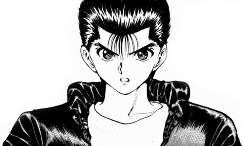 My first and biggest anime crush was the badboy Yusuke Urameshi, lol. 
