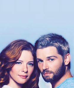  Mike Vogel and Rachelle LeFevre,as Dale(Barbie)Barbera and Julia Shumway on Under the Dome<3