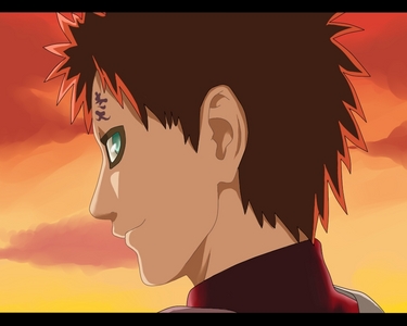  Gaara from Naruto/Shippuden~ He went from a crazy psychopathic killer to an honorable noble leader. <3