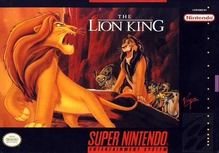  The Lion King. One of my お気に入り 2D platformers.
