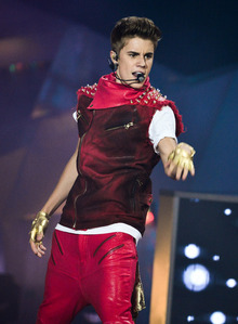 Bieber in red:)
